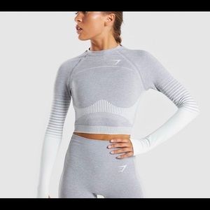 Gymshark Amplify Seamless long sleeve crop top